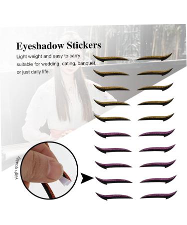 Healvian 60 Pairs Eyeshadow Stickers Eyelid Strips Double Sided Tape Eyeliner Makeup Stickers Glue - Buy Online on GoSupps.com
