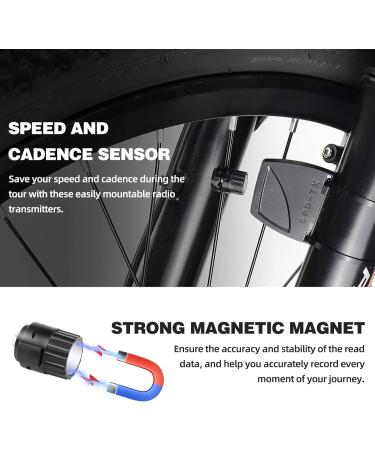 SPGOOD Wireless Bicycle Computer - 19 Functions IP54 Waterproof Backlit Speedometer Automatic Start/Stop Black - Buy Online on GoSupps.com