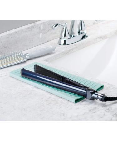 iDesign Silicone Heat-Resistant Hair Styling Tools Storage Pouch | Travel Case for Curling Irons Straighteners & Wands - Aqua | International Shipping Available - Buy Online on GoSupps.com