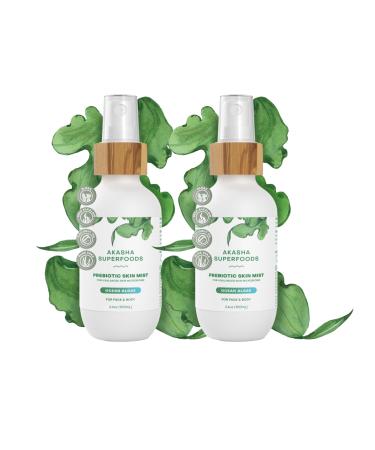 Akasha Prebiotic Skin Mist - 3.4oz I Organic Facial Mist with Sea Kelp Extract, Face Spray for Naturally Restoring The Skins Microbiome, Helps Acne, Psoriasis & Sunburn*, Anti Aging Skin Care (2)