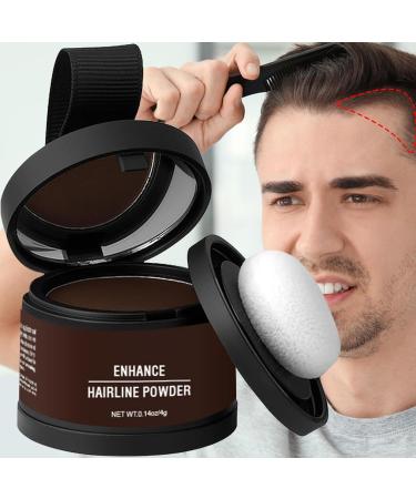 Hairline Powder | Root Touchup Powder Applicator Included - Long Lasting Hair Shading Tool Hair Concealer Gray Coverage for Fine and Thinning Hair - Buy Online on GoSupps.com
