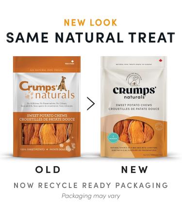 Crumps' Naturals Sweet Potato Chews 11.6oz / 330g Brown (SP-330) & Mini Trainers Duck (semi-Moist) 4.7oz - Buy Online on GoSupps.com
