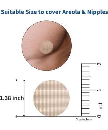 Nipple Covers for Men - 50 Pairs 1.38" Anti-Chafing Clear Tape for Running - Nipple Protection Bandaids - Buy Online on GoSupps.com