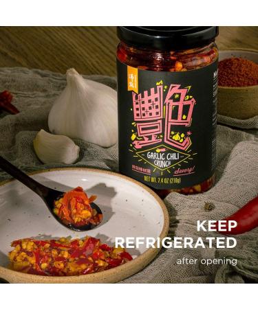 BOILING POINT Garlic Chili Crunch  Spicy and Crunchy Asian Cooking Sauce  Crispy Dipping Sauce  Hot Seasoning Condiment for Making Mapo Tofu  Pork Belly  Ribs  and Vegetables  7.4 oz.(Pack of 2) - Buy Online on GoSupps.com