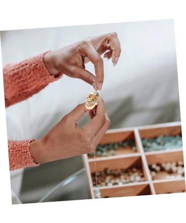 Abaodam 20pcs Rivets Crafting Studs Crafting Rivet Kit Studs Punk Skull Head Belt Halloween Clothing Golden 2X1.5cm - Buy Online on GoSupps.com