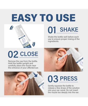 AiRunTech Tinnitus Relief for Ringing Ears Tinnitus Relief Spray Natural Tinnitus to Effectively Reduce Ear Noise Improve Hearing and Promote Healthy Hearing 30ML - Buy Online on GoSupps.com