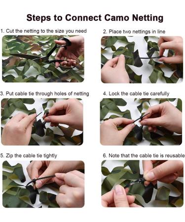 Yeacool Camo Netting 6.5ftx5ft - Lightweight Camouflage Tarp for Hunting, Camping, and Car Cover - Military Party Decorations and Duck Blind - Durable Army Sunshade Mesh in Digital Desert Camo - Buy Online on GoSupps.com