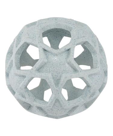 HEVEA Upcycled 2-in-1 Baby Glass Bottle | Eco-Friendly BPA-Free with Natural Rubber Star Ball (Light Blue) - Buy Online on GoSupps.com