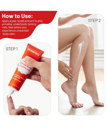 Whole Body Deodorant Lotion Clean & Fresh All Over Whole Body Deodorant Cream for Women and Men Suitable for Pits Privates & Beyond. 3 Fl Oz (Pack of 1) - Buy Online on GoSupps.com