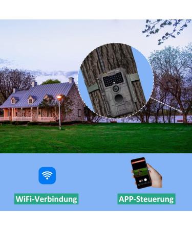 GardePro E6 Wildlife Camera 32MP - 1296P Night Vision WiFi & Motion Detector IP66 Waterproof 110 Wide Angle No Glow Infrared - Best for International Shipping - Buy Online on GoSupps.com