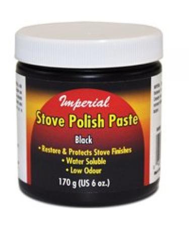 Imperial KK0059 Stove Polish Paste Black 6oz. Jar