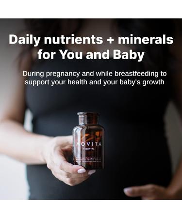 Organic Movita Prenatal Multivitamin - Pregnancy & Breastfeeding - 30 Day Supply - Buy Online on GoSupps.com