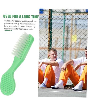 Lurrose 30 STK Travel Toothbrush Soft Bristle Mini Tooth Cleaning Brush for Prisons & Accessories | Green 1 Pack - Buy Online on GoSupps.com