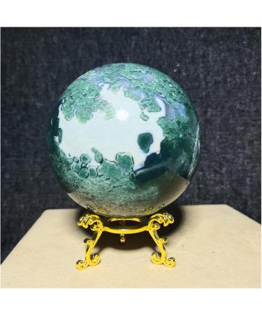 Natural Sphere 1pc Natural Crystal Moss Aquatic Agate Ball Quartz Gemstone Polished Home Decoration (Color : 890-700g) - Buy Online on GoSupps.com