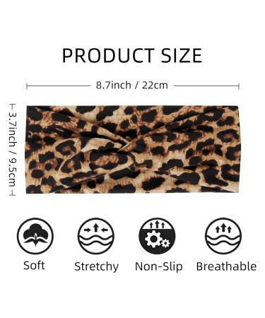 Shop 4 Pcs Women s Wide Elastic Hair Straps - Soft Summer Boho Headbands | Multi-Colored Yoga & Sport Accessories - Buy Online on GoSupps.com