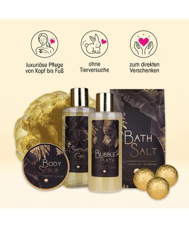 Accentra Luxury Swimming Set Gift Bundle | Golden Glitter Pumps & Velvet Bathing Set - Elegant Ceramic Pump Black-Red - Buy Online on GoSupps.com
