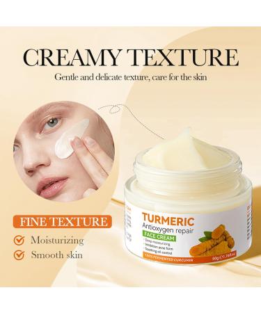 Turmeric Anti-Aging Face Cream for Radiant Skin, Dark Spot Corrector, Moisturizing & Firming Formula - Natural Skincare Solution - Buy Online on GoSupps.com