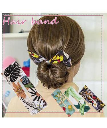 Buy Generic Deft Bun Maker - Multi-Colored Cloth Magic Clip for Stylish Hair Knots & French Twists (3PC Set) - Buy Online on GoSupps.com