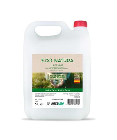 INTERCABO Hand soap 5 liters - Liquid soap in economical packaging - Cream soap - Can of soap for all skin types - Ideal for hotels offices and commercial spaces