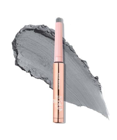 Mally Beauty Evercolor Eyeshadow Stick - Slate Matte - Waterproof and Crease-Proof Formula - Easy-to-Apply Buildable Color - Cream Shadow Stick 21 Slate Matte - Matte light-grey