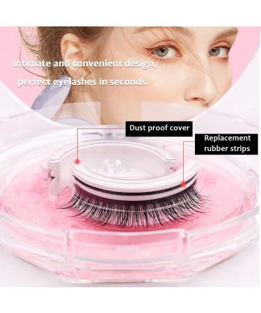 Self Adhesive Eyelashes - 2 PCS Reusable Natural Look Eyelashes with Applicator Tweezers | Long Style False Lashes (#036 - Buy Online on GoSupps.com