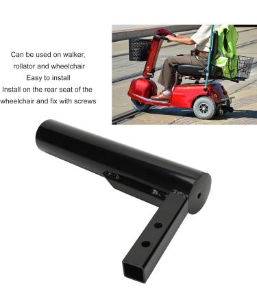 Walking Stick Bracket Cane Holder Stainless Steel Walking Stick Storage Holder Attachment for Walker Rollator Wheelchair Mobility Scooter Black Easy Installation - Buy Online on GoSupps.com