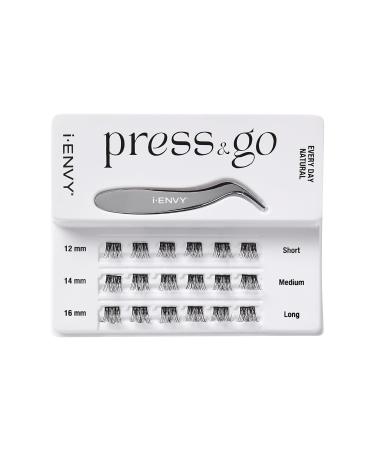 i-ENVY Press&Go Self Adhesive Eyelashes Kit | No Glue Easy Application Natural Look Shop Internationally - Buy Online on GoSupps.com
