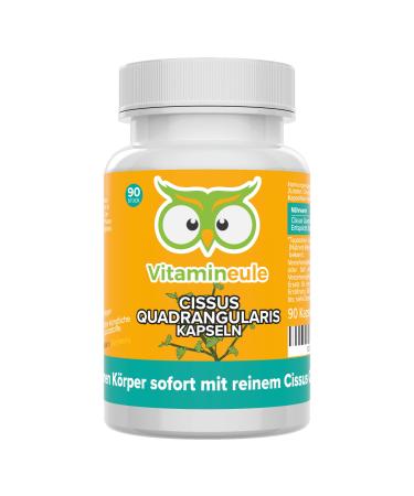 Cissus quadrangularis capsules - high -dose - 400 mg blatt extract (12: 1) - corresponds to 4800 mg leaf powder - quality from Germany - vegan - extract without additives - laboratory test - vitamine LL  - Buy Online on GoSupps.com