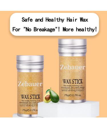 Gentle Hair Stick | Portable Styling Wax | Wax Stick Hair Wigs Smoothing Sticks Flyaways Smoother Hairy Gel Sticks Pomade and Smooth Suitable for Flyaway and Frizzy Hairs - Buy Online on GoSupps.com