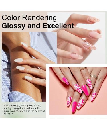 120g Acrylic Powder Acrylic Nail Powder 120g Large Capacity Professional Polymer for French 3D Manicure Extension Nail Carving (8PCS) 8 Pieces - Buy Online on GoSupps.com