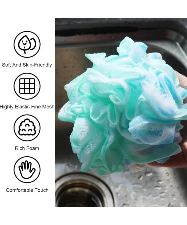 Lot de 3 ponges de bain exfoliantes en luffa pour le corps - Buy Online on GoSupps.com
