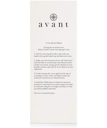 Avant | Hand Nail & Cuticle Anti-Ageing Cream | 1x50ml - Buy Online on GoSupps.com