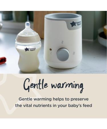 Tommee Tippee Easiwarm Bottle Warmer - White, Auto Timer, One-Dial Operation - Buy Online on GoSupps.com