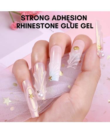 Makartt Nail Rhinestone Glue & 3D Gel Kit | Strong Adhesive for Nail Art | DIY Nail Decoration - Buy Online on GoSupps.com