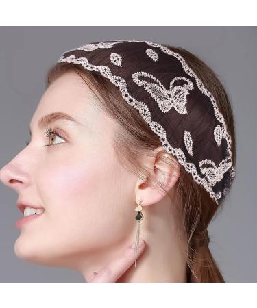 Zifengcer Lace Headbands for Women Girls - Set of 8 Elegant Stretch Wide Headwraps - Buy Online on GoSupps.com