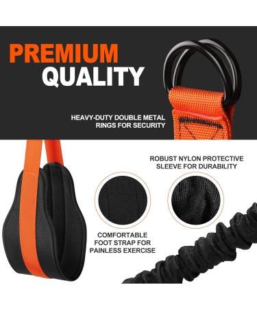 Pull Up Assistance Bands Set - 4 Heavy Duty 300lbs Resistance Bands for Home Gym | Adjustable Weight & Footrest for Enhanced Strength Training - Buy Online on GoSupps.com