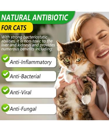Natural Antibiotics for Cats 2 PCS Cat Antibiotics- Cat Multivitamin is anti-bacterial effect antibiotics for cats Supports Immune & Cats Allergy Relief Health Supplies Cats UTI Antibiotics(60ml) - Buy Online on GoSupps.com