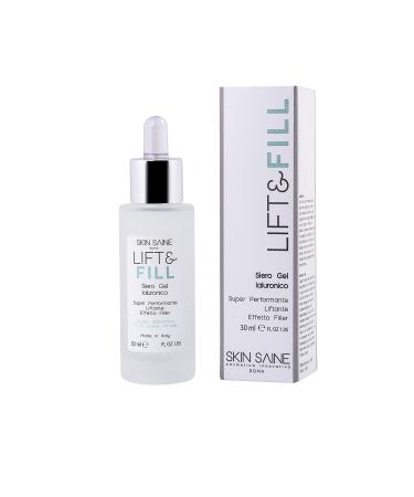 Skin Saine Sas 100 natural pure hyaluronic acid facial serum 30 ml antiwrinkle with doubleaction lifting and filling effect softens plumps and eliminates wrinkles High qualityMade in Italy
