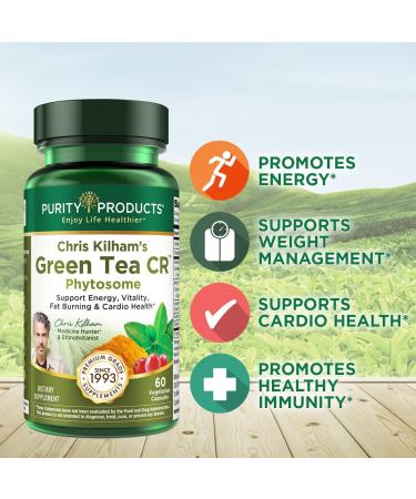 Purity Products Green Tea CR w/Phytosome Technology for Boosted Bioavailability from Chris Kilham 60 Capsules - Buy Online on GoSupps.com