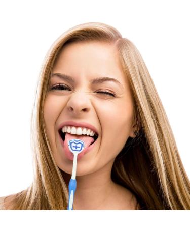 Buy Tongue Brush & Scraper | Effective Tongue Cleaner for Bad Breath - 1 Pack International Shipping Available - Buy Online on GoSupps.com