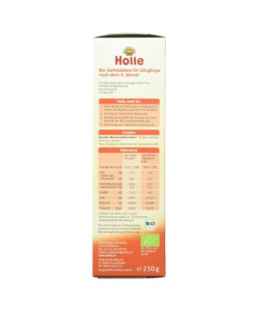 Holle Bio Babybrei Griess - Organic Baby Semolina Porridge (250g) | Healthy Infant Food for International Shipping - Buy Online on GoSupps.com