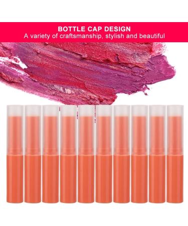 Colorful Lip Balm Tubes Easy to Dispense Perfect for Filling with Lipstick Lip Gloss Easy Operation Meet Different Demands (06# lipstick tube orange ) - Buy Online on GoSupps.com