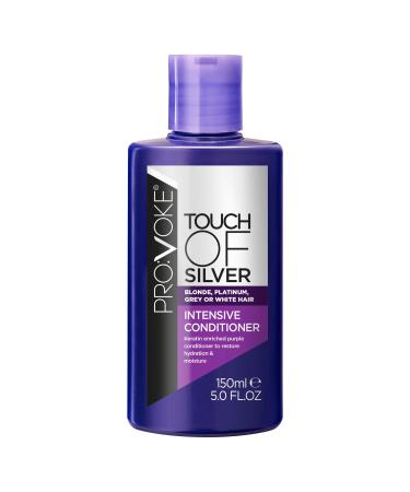 PROVOKE Touch Of Silver Purple Intensive Conditioner 150 ml Deeply Nourishes Blonde Platinum White or Grey Hair In Need of a Hydration Boost 150 ml (Pack of 1)
