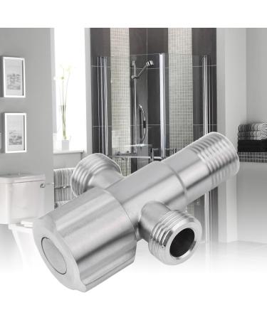 Buy Stainless Steel G1/2 Inch Bathroom Angle Valve - Durable Water Shut-Off Valve for Kitchen & Bathroom - Buy Online on GoSupps.com