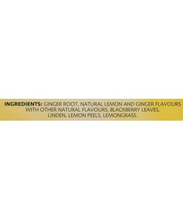 Buy Twinings Herbal Tea Lemon & Ginger Caffeine Free - 25 Tea Bags | 1.32 oz - Buy Online on GoSupps.com