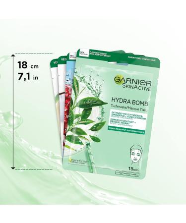 Shop Garnier Sheet Mask Set - Hydra Bomb Nutri Bomb & SkinActive | 12 Masks Combo for Ultimate Hydration & Beauty - Buy Online on GoSupps.com
