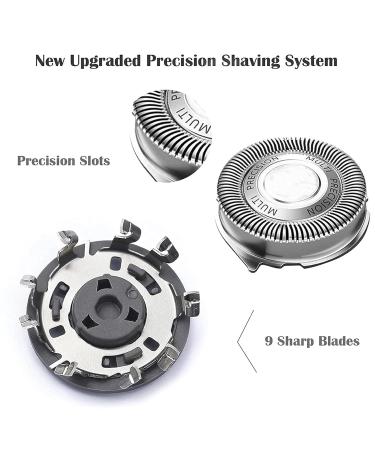 Buy SH50/52 Replacement Blades - Compatible with Norelco Series 5000 Razors | 3-Pack Shaving Heads for Electric Razors - Buy Online on GoSupps.com
