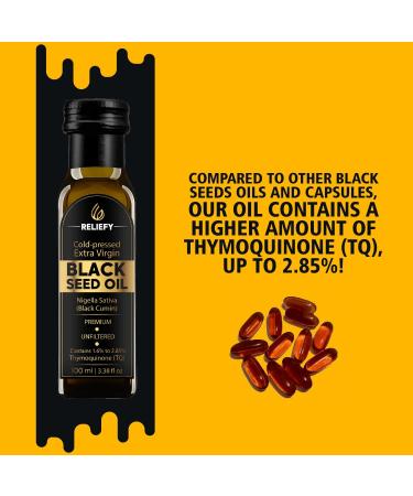 Premium 9X% Ultra Strength Black Seed Oil | 100% Cold-Pressed Nigella Sativa | Rich in Omega 3, 6 & 9 | 100 ml - Buy Online on GoSupps.com