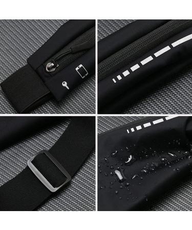 Reflective Running Belt Fanny Pack | Water Resistant Waist Bag for Phone | Ideal for Running, Hiking, Walking - 6.5inch - Buy Online on GoSupps.com