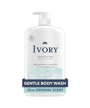 Ivory Body Wash Designed for the Whole Family Gentle Formula Free of Dyes Heavy Perfumes Parabens Phthalates & Silicones Original Scent 35 oz Original 35 Ounce (Pack of 1)
